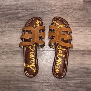 Sam Edelman Brown Leather Sandals